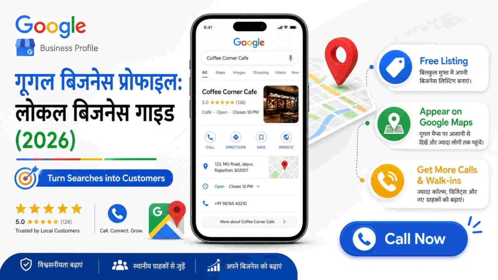 Google Business Profile: Local Businesses के लिए पूरी Guide (2026)